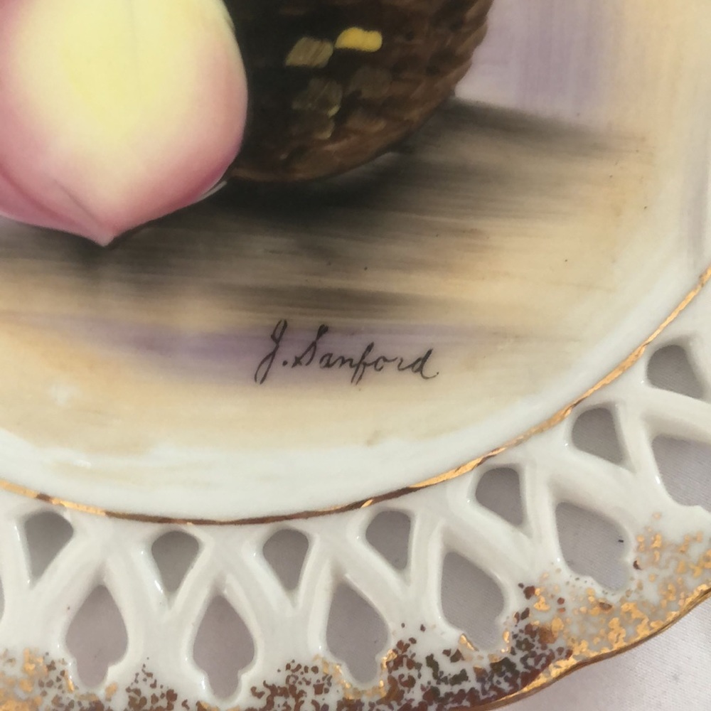 Home peach decoration plate - Picture 3 of 6